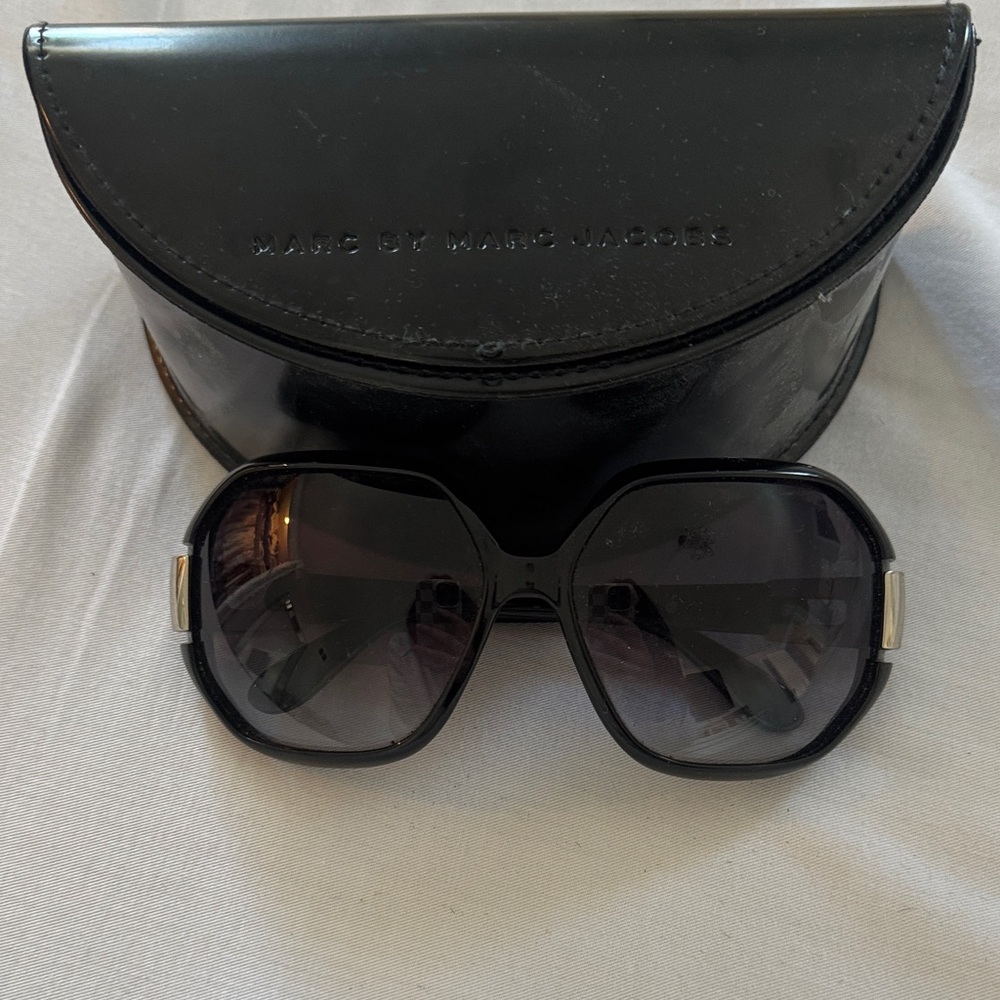 Marc by Marc Jacobs Glossy Black Sunglasses